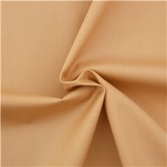 Tissu jersey uni en popeline de coton extensible taupe Tissu par Robert Kaufman