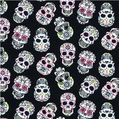 Crnes En Sucre Dcors D'Halloween Tissu par Stof France