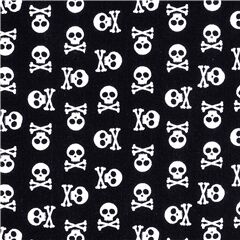 Piratenschdel Mit Gekreuzten Knochen Stoff von Stof France