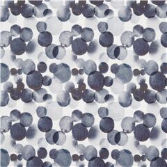 Graue Aquarellpunkte auf weiem Stoff von Dear Stella