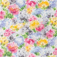 Baumwollstoff mit Blumenstrau Freskomalerei Stoff von Michael Miller
