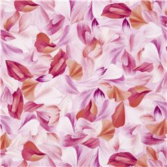 Blumenfantasie Rosa Blten Asien Stoff von Michael Miller