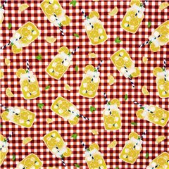 Limonade S’il Vous Plat Bocaux  Boire Vichy Tissu par Michael Miller