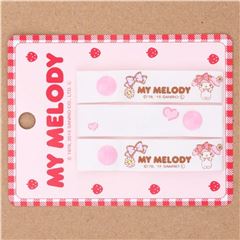 Etiquettes en tissu My Melody avec un bouton - 3 pices par Sanrio