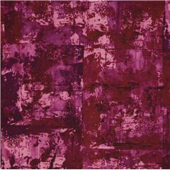 Tissu jersey motif abstrait violet rouge pour maillots de bain Tissu par Robert Kaufman