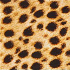 Tissu jersey avec un motif de peau de gupard Tissu par Robert Kaufman