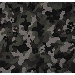 Tissu jersey pour maillot de bain motif de camouflage arme vert Tissu par Robert Kaufman
