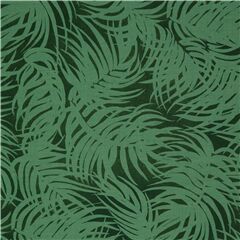 Silhouette Verte Feuilles Tissu par Robert Kaufman