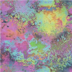 Tissu jersey pour maillot de bain jaune orange violet motif rtro Tissu par Robert Kaufman
