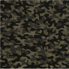 Tissu motif camouflage  pois marron vert olive Tissu par Timeless Treasures