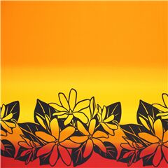 Big Exotic Tropical Hawaiian Flowers Fabric by Trans-Pacific Textiles