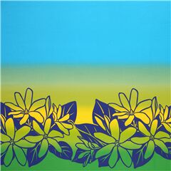 Hawaiian Exotic Flowers Board Print Fabric by Trans-Pacific Textiles