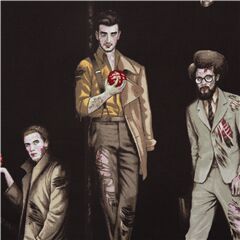 M�sculo Con Cerebro Atractivos Hombres Zombi Pin-Up Tela de Alexander Henry