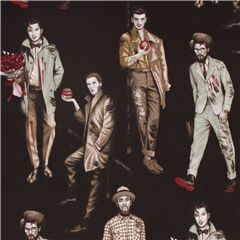 Muscles Et Cerveau Beaux Zombies Pin-Up Hommes Tissu par Alexander Henry