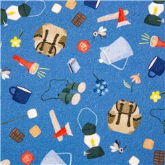 Tissu coton articles camping, lampes, sacs  dos, lampes de poche Tissu par Michael Miller