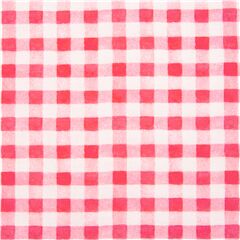 Vichy De Pique-Nique Rouge Blanc Peint Tissu par Michael Miller