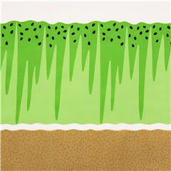 Tissu Oxford en nylon rsistant  l'eau, kiwi vert et ppins, fruits Tissu par Kokka
