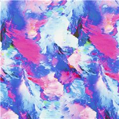mehrfarbige Spachtelfarbe hell abstrakt Baumwolle rosa Stoff von Timeless Treasures