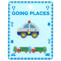 Parche termoadhesivo 2 unidades coche polica camin rbol adorno aplique de Sanrio