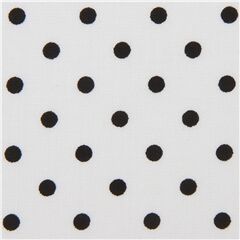 weier Stoff mit kleinen schwarzen Punkten Stoff von Timeless Treasures