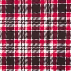 Red Christmas Plaid Super Soft Cuddly Fabric by Timeless Treasures