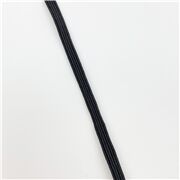 0,5 cm breites schwarzes Gummiband