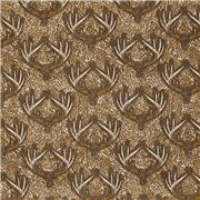 Braungraues Holz Jagd Tarnmuster Hirschgeweih