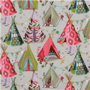 Tipis Colorés Prairie Florale