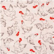 Farm Animal Toosed Roosters Chickens