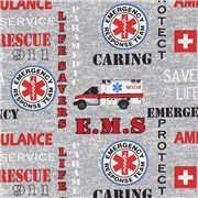tessuto grigio simboli emergenza medica pronto soccorso scritte