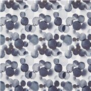 Tissu blanc avec des taches et des pois gris style aquarelle