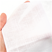 Japanese firm Kiyohara solid white lightweight cotton fabric