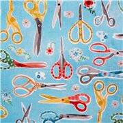 Colourful Sewing Scissors and Mini Flowers