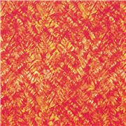 Tissu en coton verre givré rouge et orange importé des États-Unis