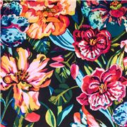 Fleurs Peintes Tons Bijou