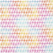 Regenbogen Geometrische Dreiecke Gitter