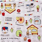 Sumikko Gurashi wasserabweisendes Nylon-Gingham-Oxford-Gewebe