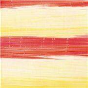 fleckig rot-gelb-orange Streifen Stoff im Batik-Stil