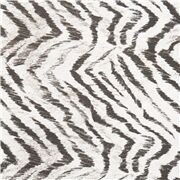 Tissu noir, gris-vert et blanc avec des rayures de peau de zèbre
