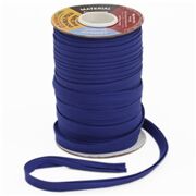 1 m Ruban de biais double 3 cm de large bleu