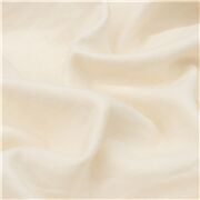 Tissu double gaze crème clair uni, importé du Japon