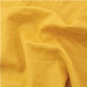 Tela de gasa doble en amarillo mostaza claro de Japón