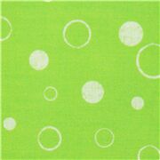 Burbujas Estampadas Verde Blanco