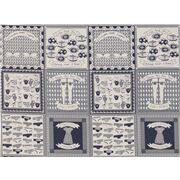 Panel De Cuadrados De Ropa Interior Retro Bees Knees