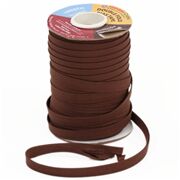 1 m Ruban de biais double 3 cm de large marron