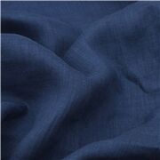 nani iro solid dark blue linen fabric by Kokka