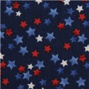 Navy Patriotic Tiny Stars Remnant