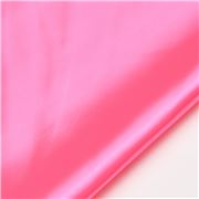 pink solid polyester satin fabric by Kokka Japan