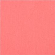 salmon pink solid echino canvas fabric from Japan