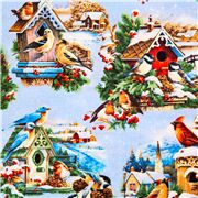 Winter Song Holiday Birdhouse Red Cardinal